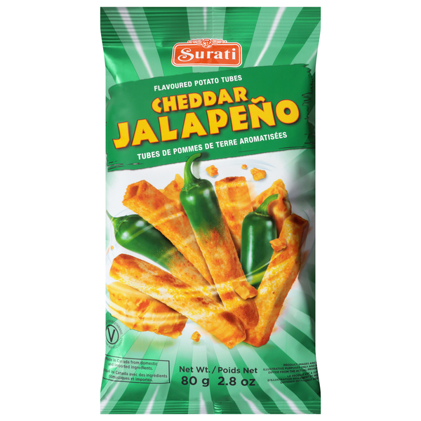 Surati Cheddar Jalapeno Flavoured Potato Tubes