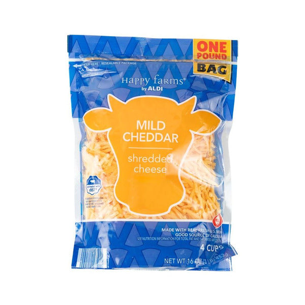 Happy Farms Shredded Mild Cheddar Cheese