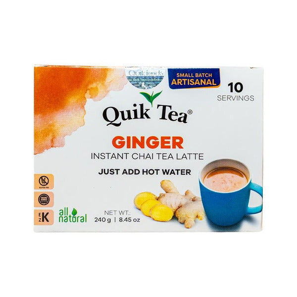 QuikTea Ginger Chai Instant Tea Premix