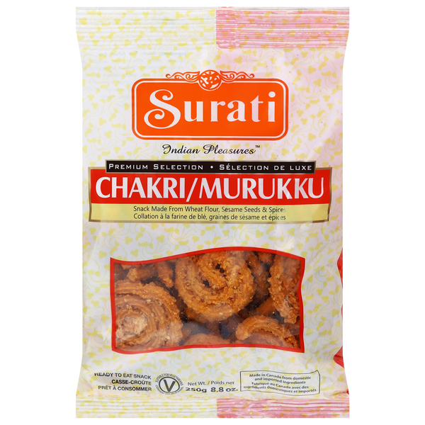 Surati Indian Pleasures Chakri Murukku Snacks