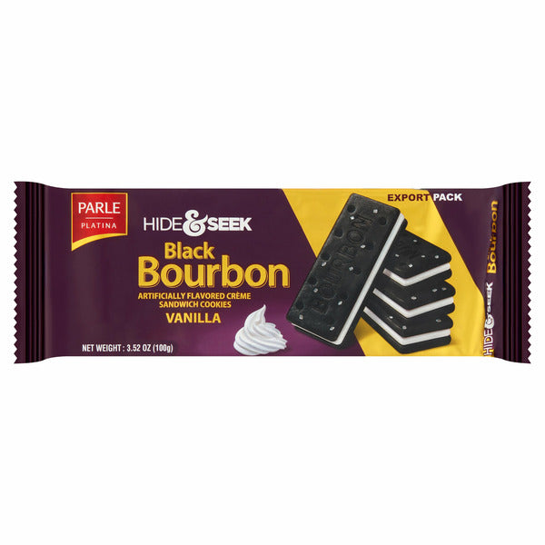 Parle Platina Hide & Seek Black Bourbon Vanilla Sandwich Cookies