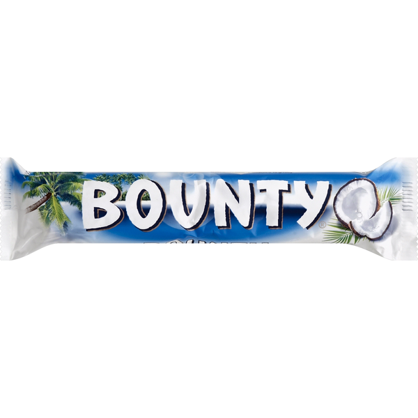 Bounty Candy Bar, Milk Chocolate, Coconut