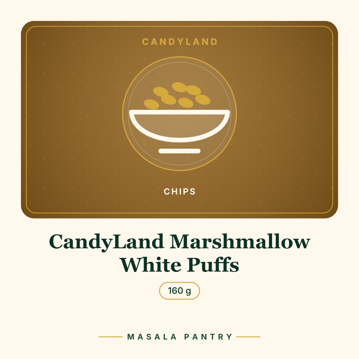 CandyLand Marshmallow White Puffs