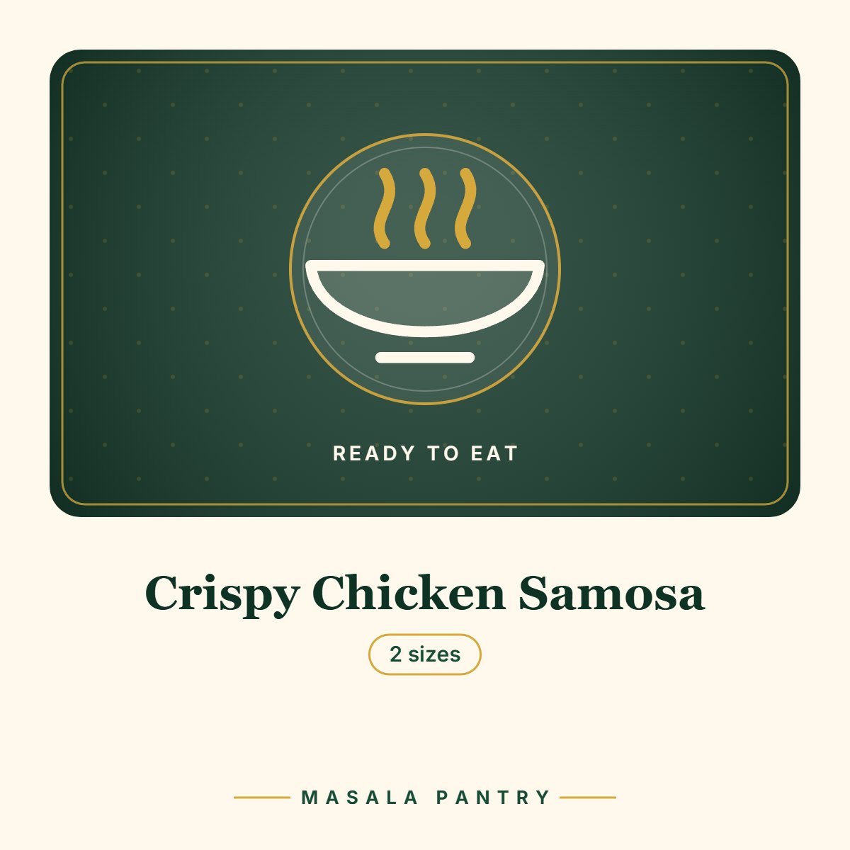 Crispy Chicken Samosa
