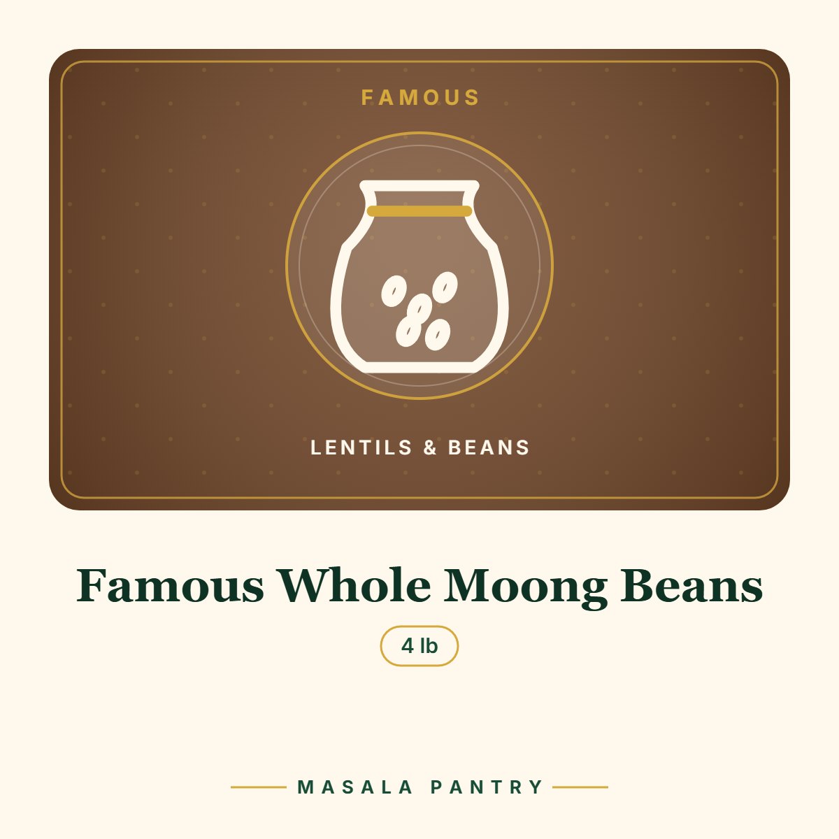 Famous Whole Moong Beans