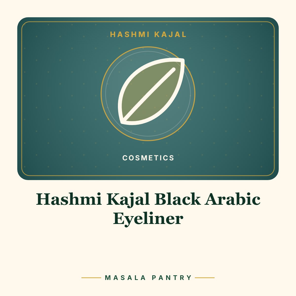 Hashmi Kajal Black Arabic Eyeliner