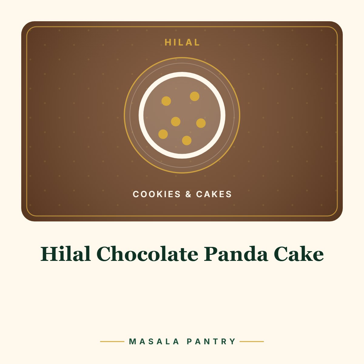 Hilal Chocolate Panda Cake