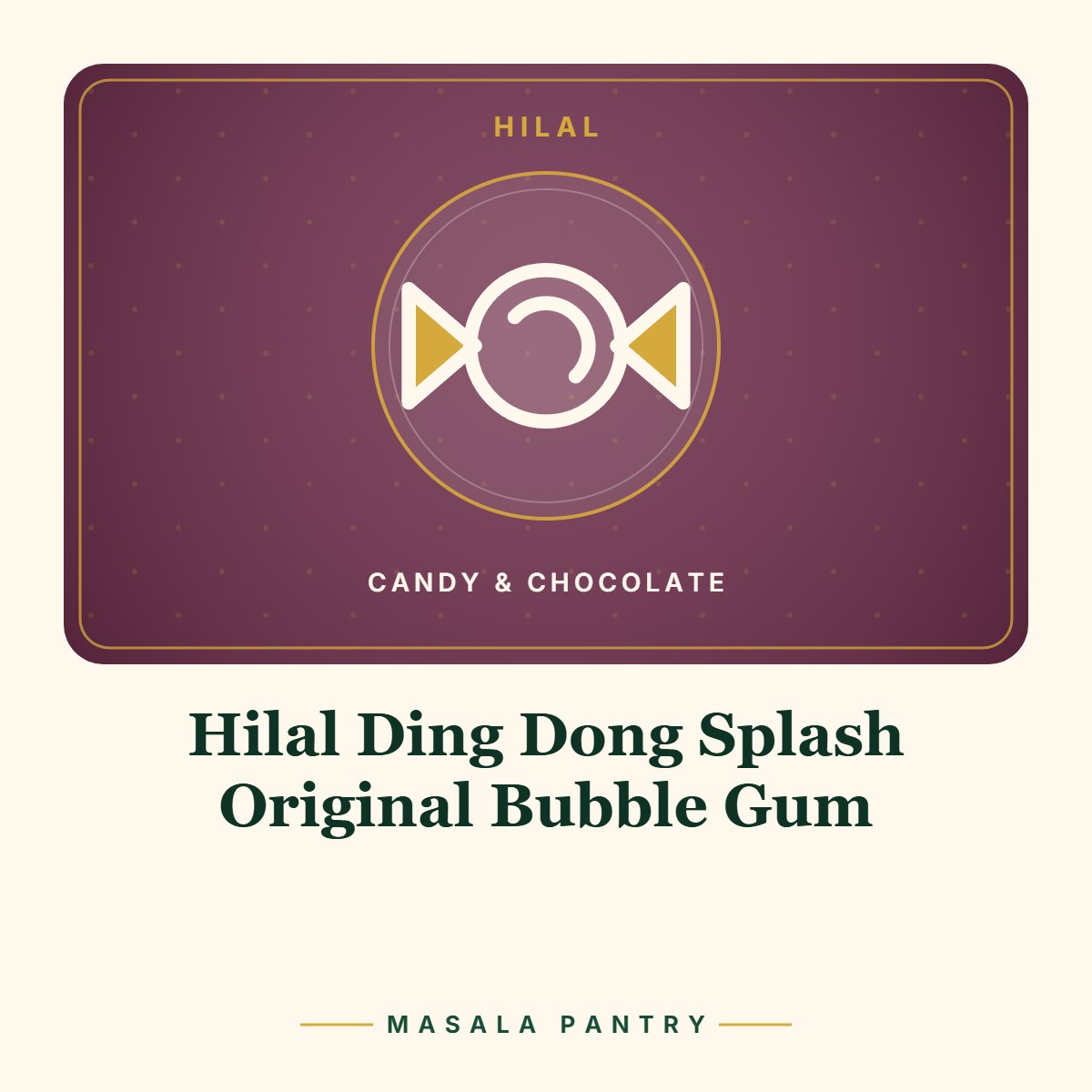Hilal Ding Dong Splash Original Bubble Gum