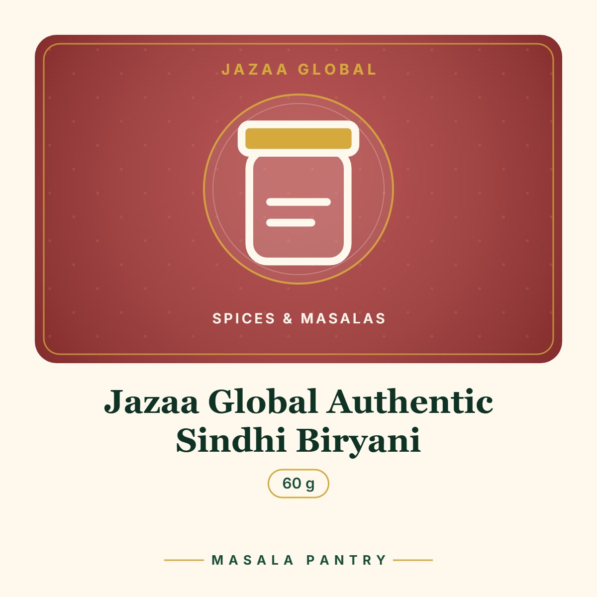 Jazaa Global Authentic Sindhi Biryani