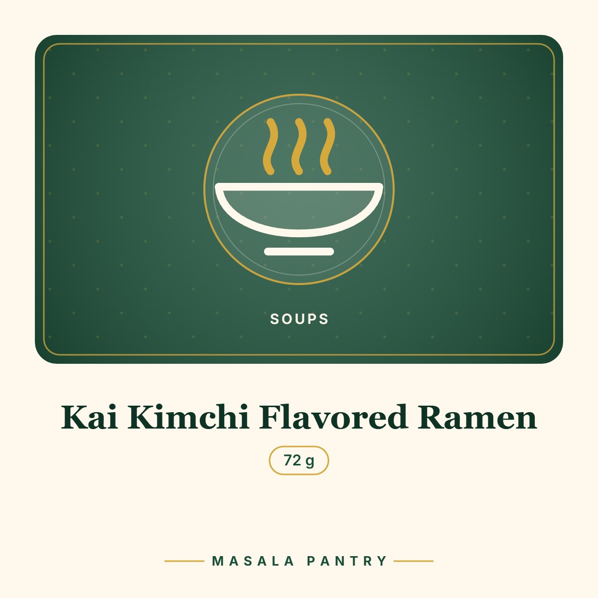 Kai Kimchi Flavored Ramen