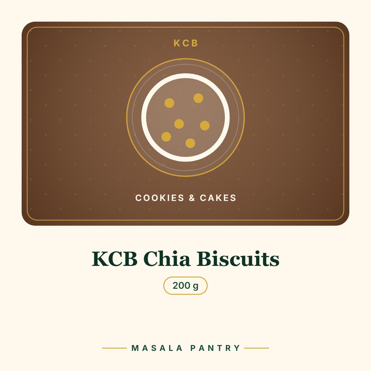 KCB Chia Biscuits