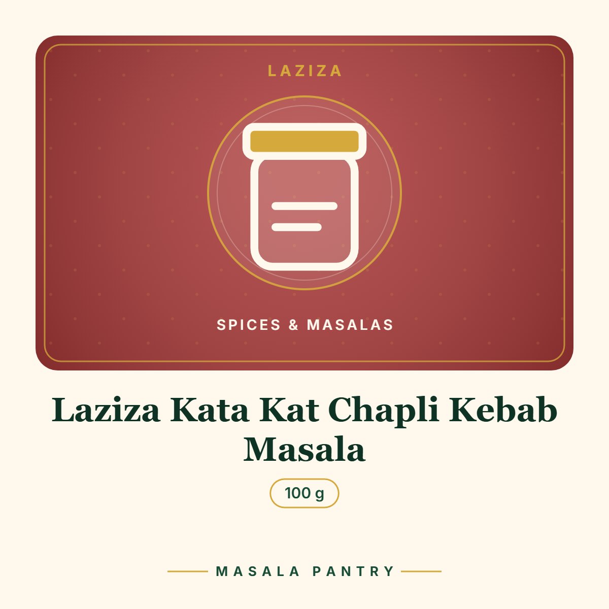 Laziza Kata Kat Chapli Kebab Masala