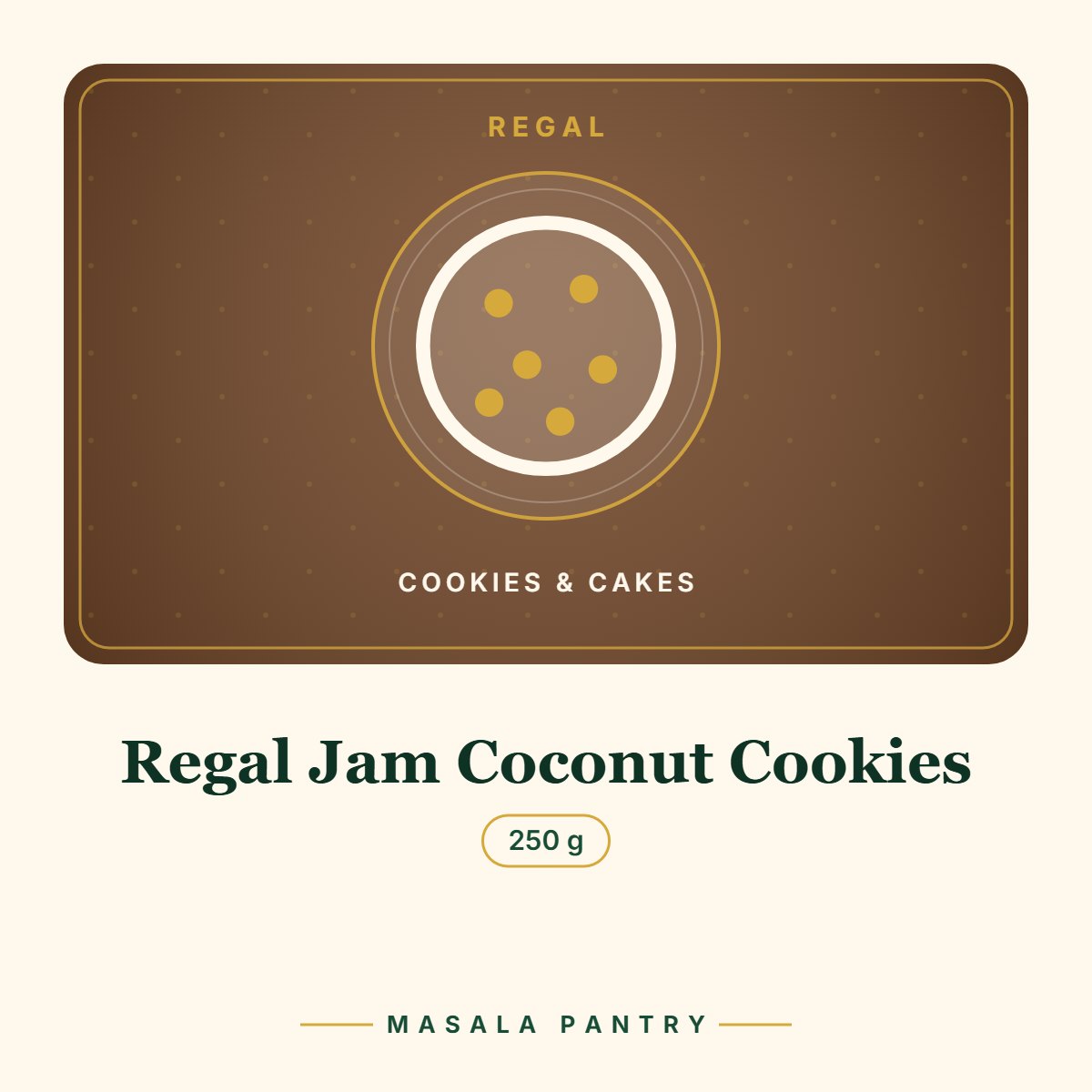 Regal Jam Coconut Cookies