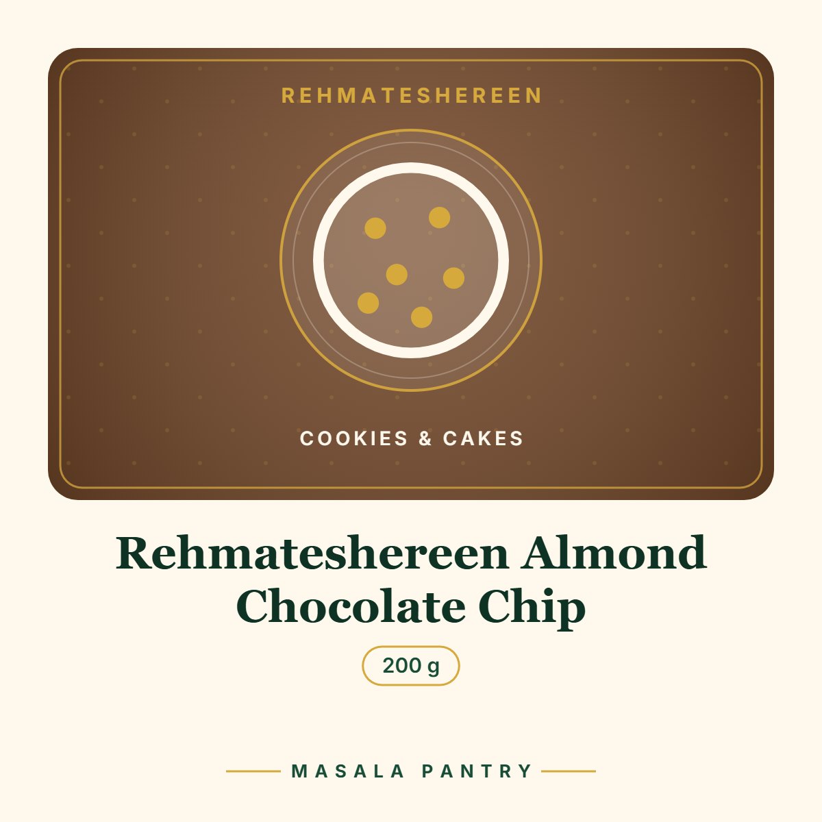 Rehmateshereen Almond Chocolate Chip