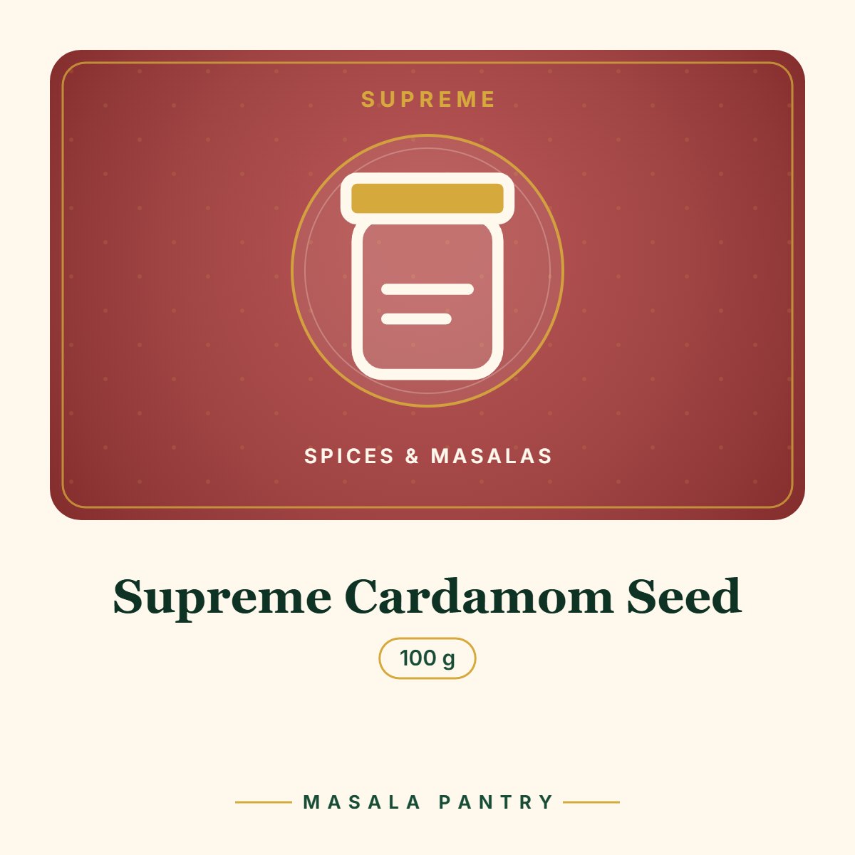 Supreme Cardamom Seed