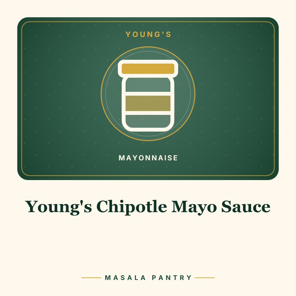 Young's Chipotle Mayo Sauce