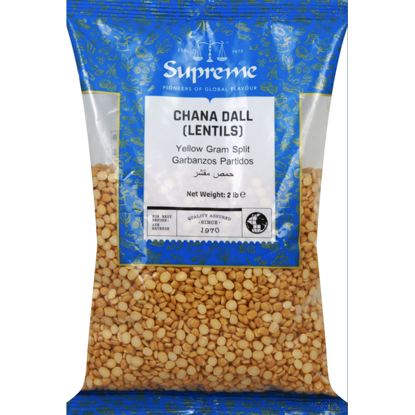Supreme Lentils, Chana Dall, Yellow Gram Split