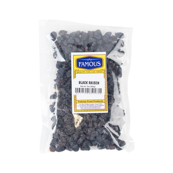 Famous Black Raisins