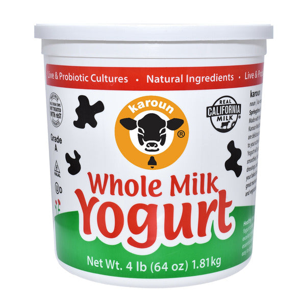 Karoun Whole Milk Plain Yogurt, Gluten-Free with Live Probiotics
