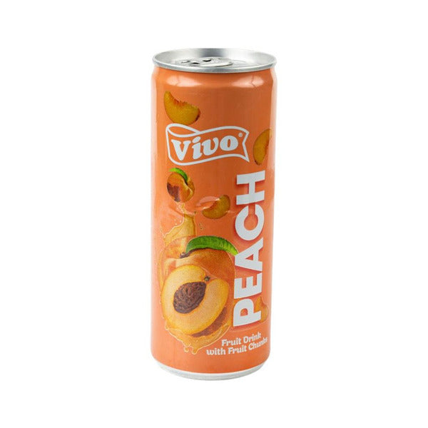 Vivo Peach Fruit Drink with Fruit Chunks