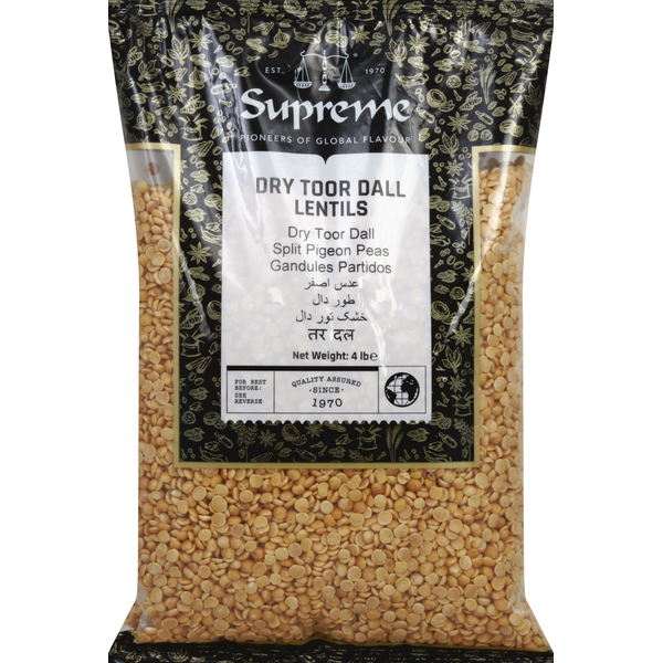 Supreme Lentils, Split Pigeon Peas