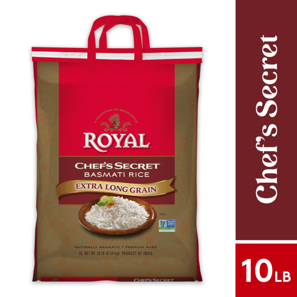 Royal Chef's Secret Basmati Rice, Extra Long Grain