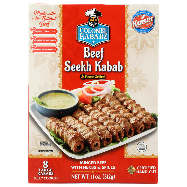 Colonel Kababz Beef Seekh Kabab