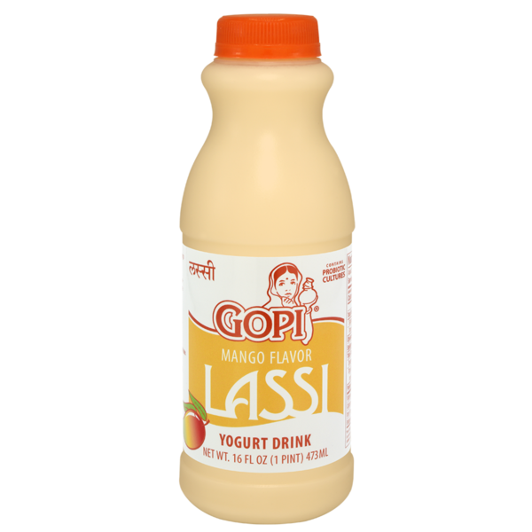Gopi Lassi Yogurt Drink, Mango