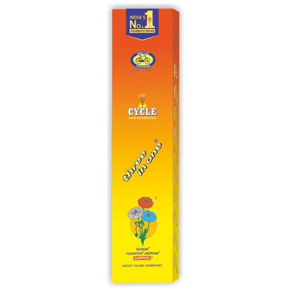 Cycle Brand 3 in 1 Serene Yugantar Jagrane Agarbathies Incense Sticks