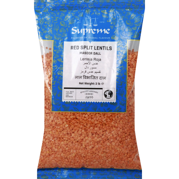 Supreme Lentils, Red Split, Masoor Dall