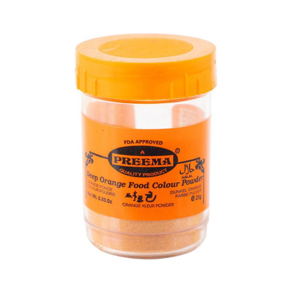 Preema Deep Orange Food Colour Powder