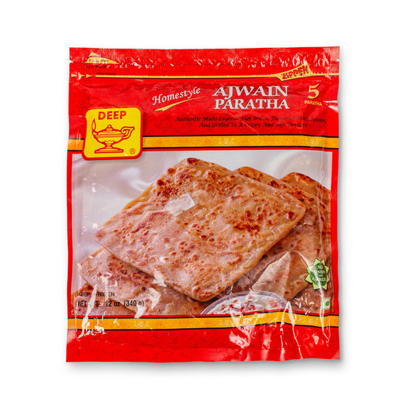 Deep Indian Kitchen Ajwain Paratha Layered Flat Bread