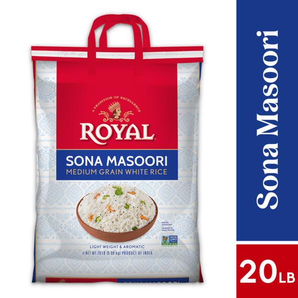 Royal Sona Masoori Rice Pearls of South India