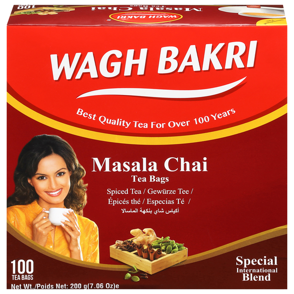 Wagh Bakri Tea Bags Masala Chai Tea
