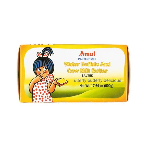 Amul Water Buffalo and Cow Milk Salted Butter