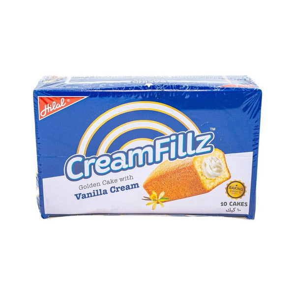 Hilal Foods CreamFillz Vanilla Cream Golden Cake