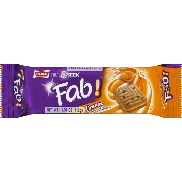 Parle Cookies, Sandwich, Orange Flavored Choco Chip