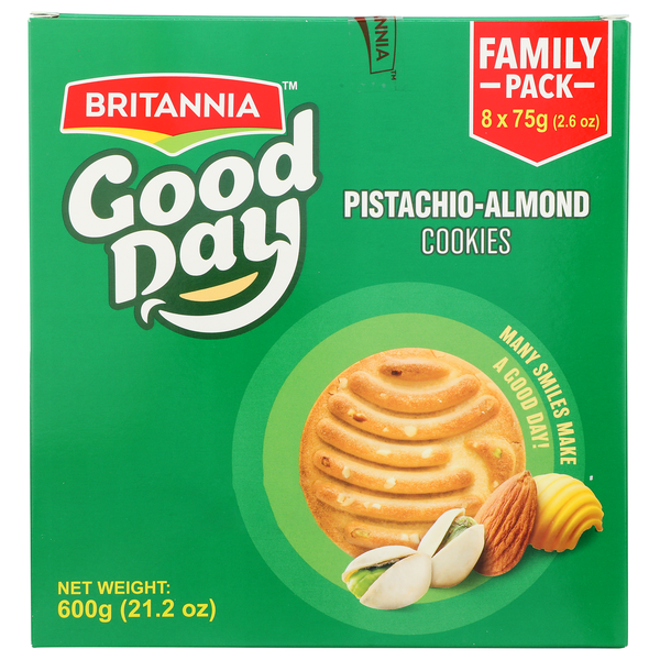 Britannia Good Day Pistachio-Almond Cookies