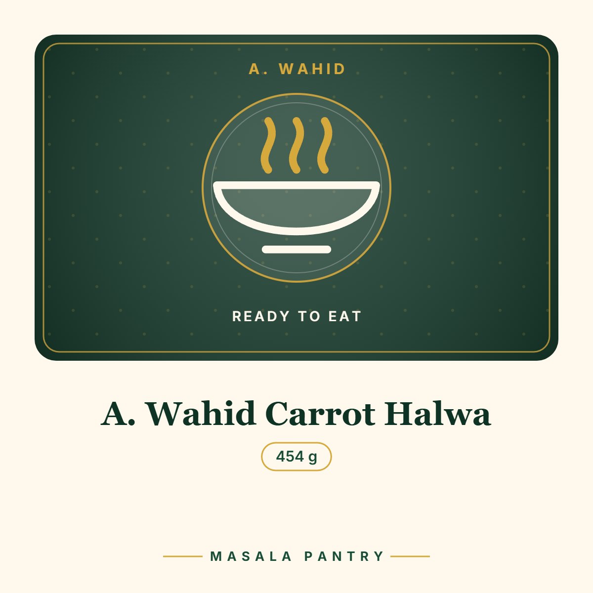 A. Wahid Carrot Halwa – Masala Pantry product card