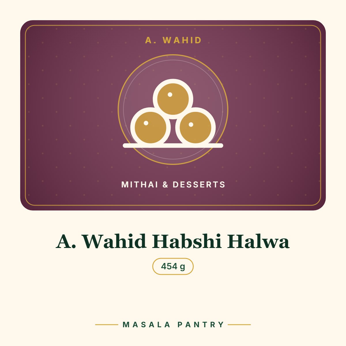 A. Wahid Habshi Halwa – Masala Pantry product card