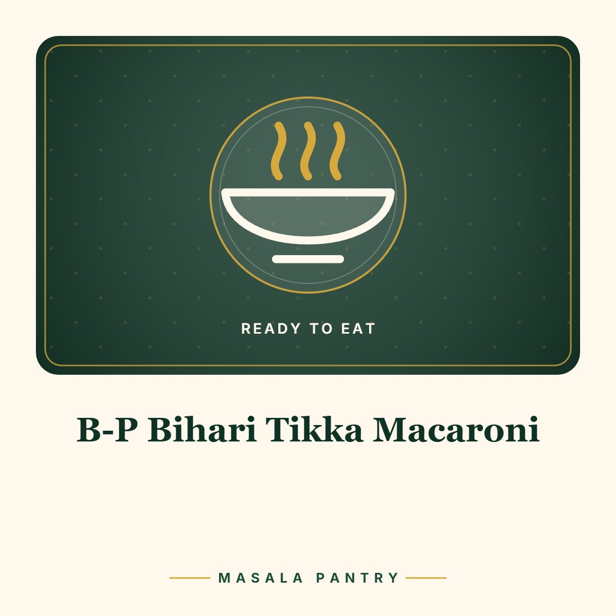 B-P Bihari Tikka Macaroni – Masala Pantry product card
