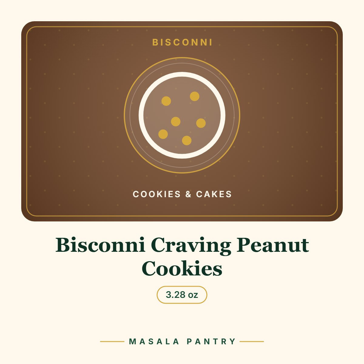 Bisconni Craving Peanut Cookies – Masala Pantry product card