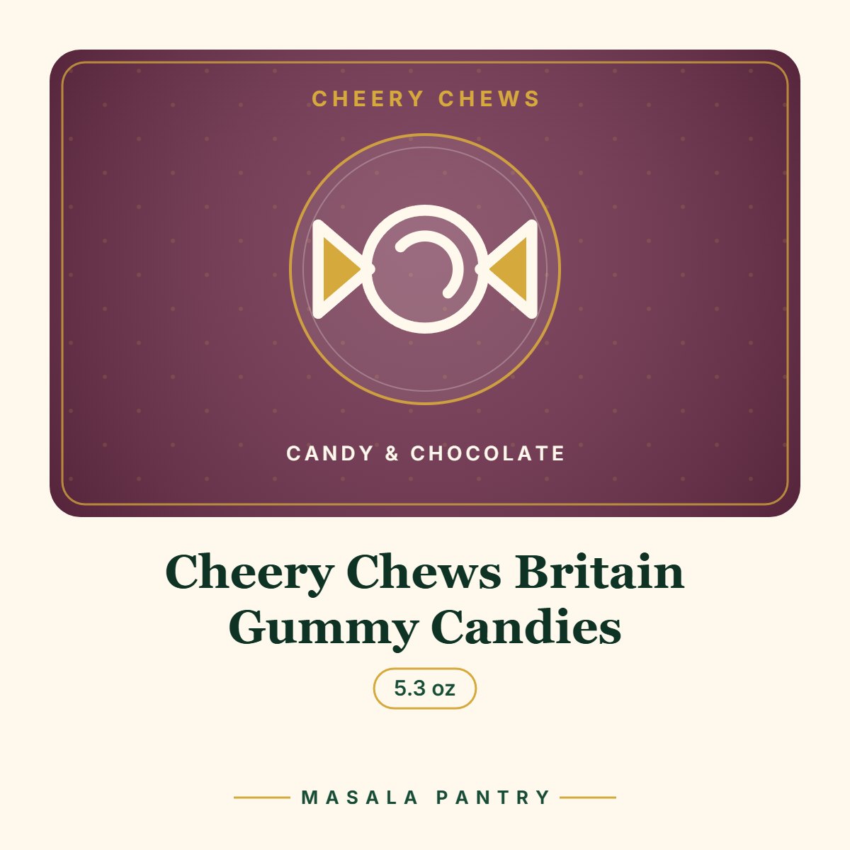 Cheery Chews Britain Gummy Candies – Masala Pantry product card