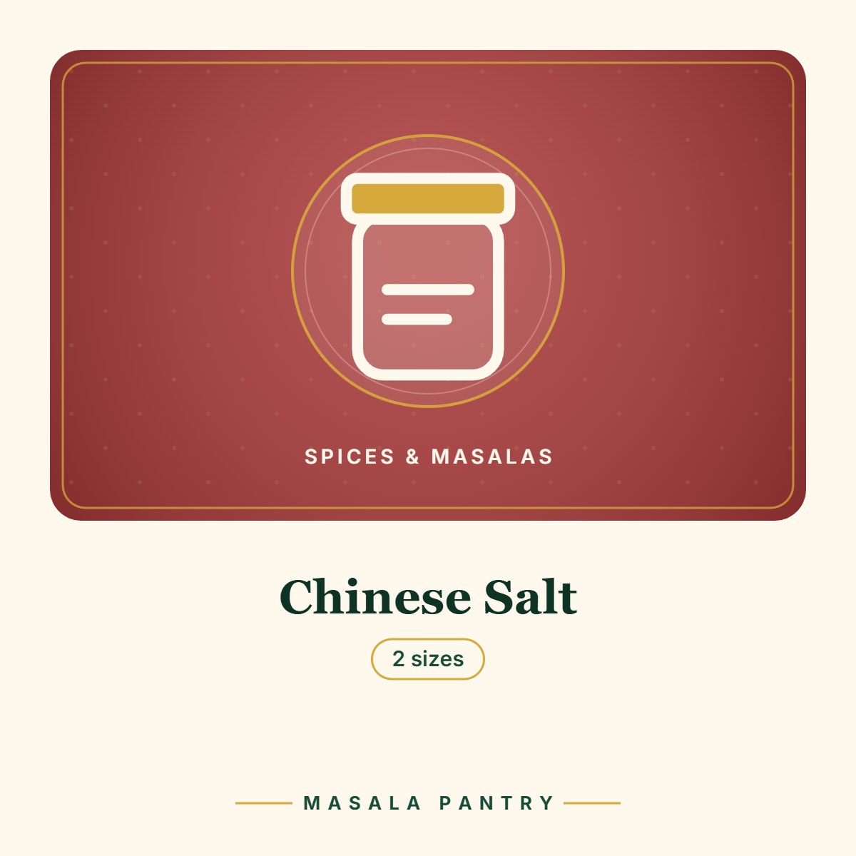 Chinese Salt