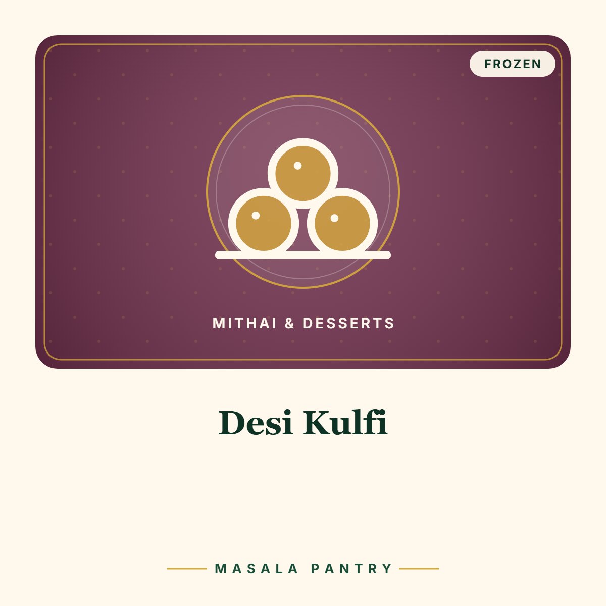 Desi Kulfi – Masala Pantry product card