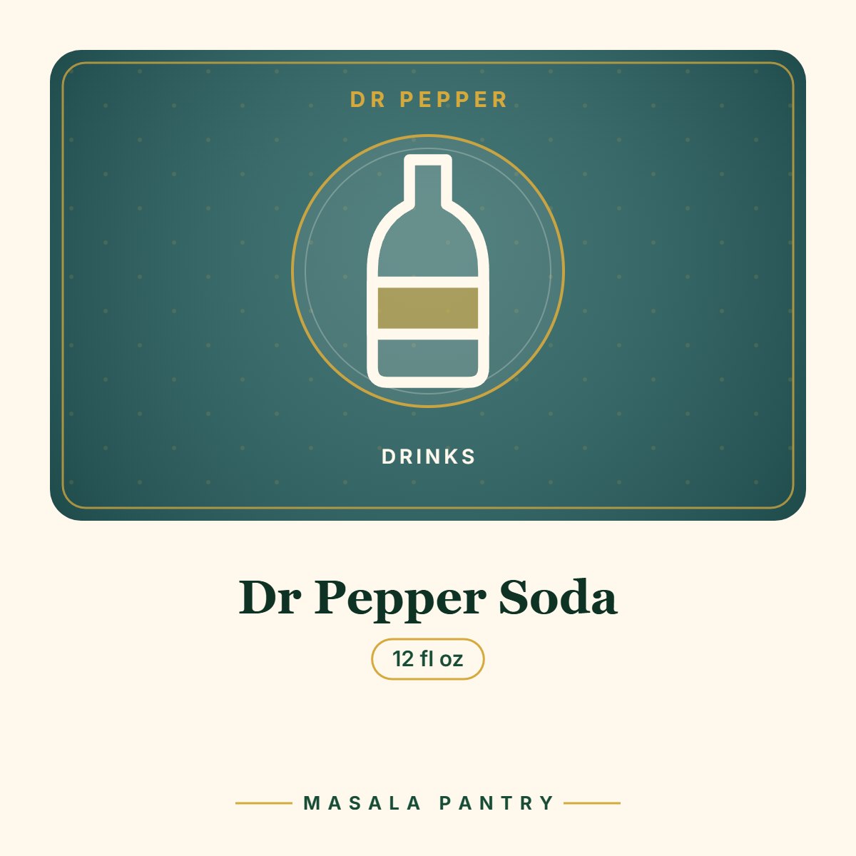 Dr Pepper Soda