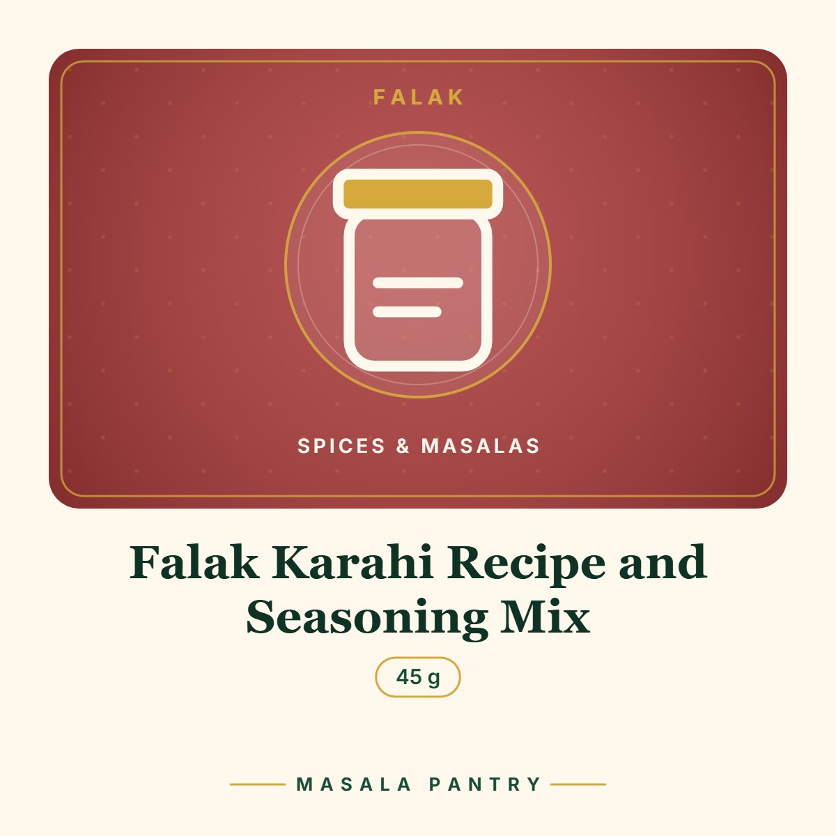 Falak Karahi Recipe and Seasoning Mix