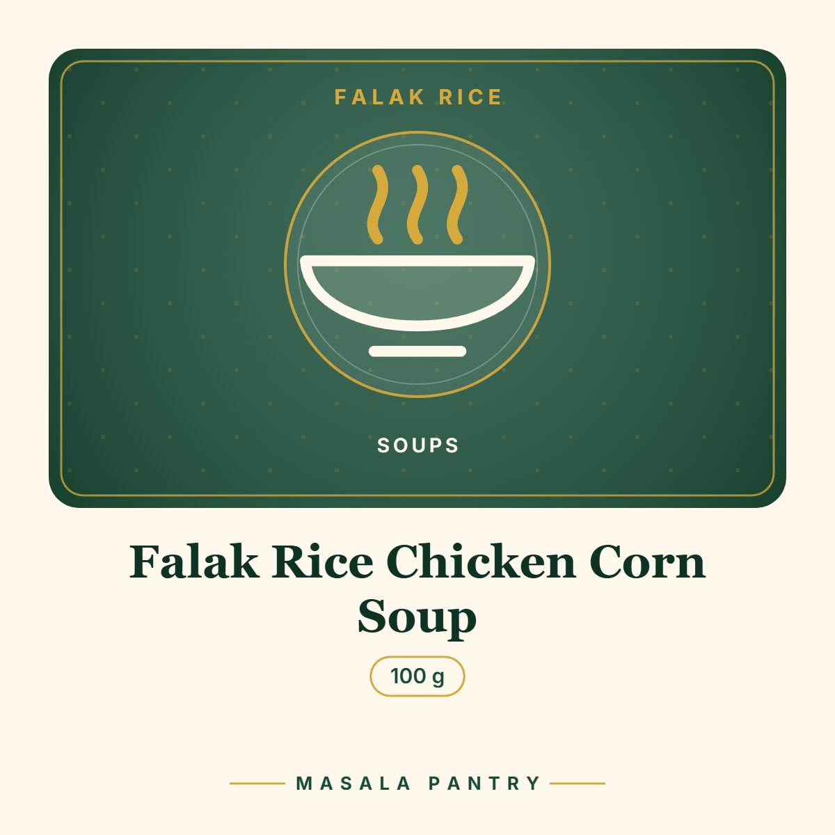 Falak Rice Chicken Corn Soup