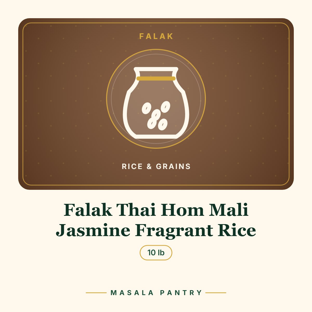 Falak Thai Hom Mali Jasmine Fragrant Rice