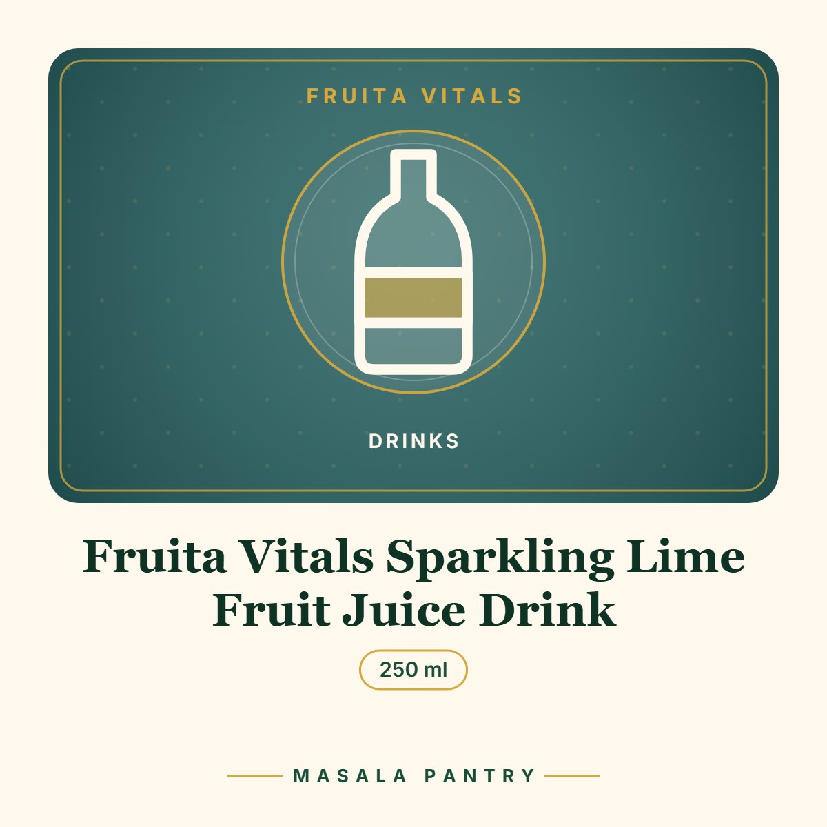 Fruita Vitals Sparkling Lime Fruit Juice Drink